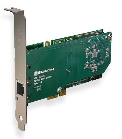 سایر لوازم جانبی ویپ   Sangoma A101DE Single T1/E1 Interface Card 107020